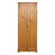 Baltic 2 Door Wardrobe, Contemporary Style, Antique Pine