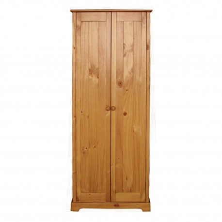 Baltic 2 Door Wardrobe, Contemporary Style, Antique Pine
