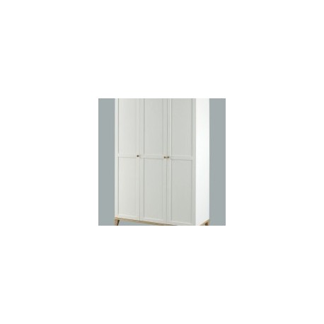 Boston 3 Door Wardrobe, 3 Internal Shelves, Ash Tops And Trims, Classy Simple Collection
