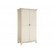 Chantilly 2 Door Wardrobe, Internal Shelf, Attractive Antique White, High-End Look