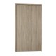 Lexington Wardrobe, Sleek Simply Design, Oak Finish