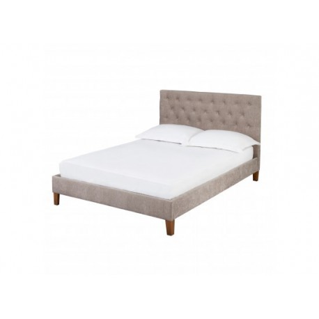 Darcy 5'0" KIngsize Bed, Luxurios Mink Chenille Fabric