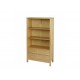 Oakridge 3 Tier Bookcase, 2 Drawer, Ash Venners With Oak Stain Furniture, Suites Any Style