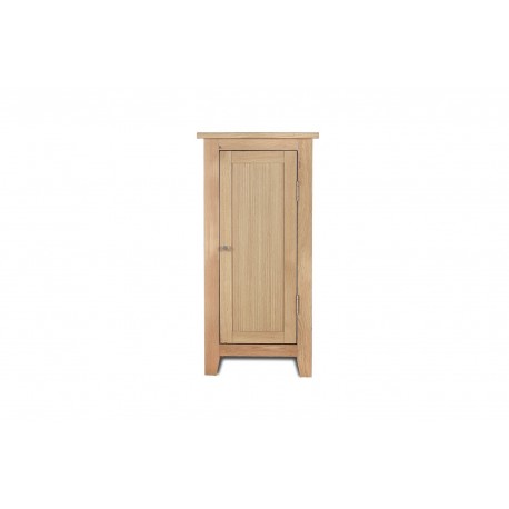 Ocean Small Storage Cabinet, 1 Door, Elegant Style, Solid Oak