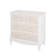 Juliette 2+2 Drawer Chest, Shabby Chic Look, Solid Pine, Painted Finish