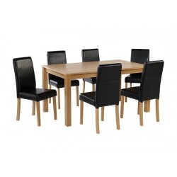 Oakridge Large Table, Ash Venered With Oak Finish