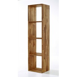 Maximo 4 Cube Divider, Versatile Storage, Solid Oak