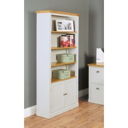 Chadwick Large Bookcase With Cupboard