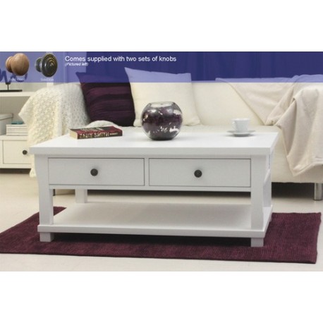 Hampton Four Drawer Coffee Table