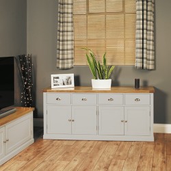 Chadwick Large Sideboard With Four Drawers & Doors