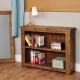 Heyford Rough Sawn Oak Low Bookcase