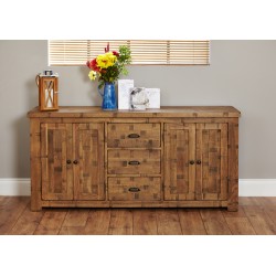 Heyford Rough Sawn Oak Large Sideboard