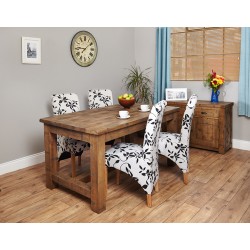 Heyford Rough Sawn Oak Dining Table (4 Seater)