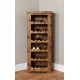 Heyford Rough Sawn Oak Tallboy Wine Rack