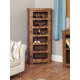 Heyford Rough Sawn Oak Tallboy Wine Rack