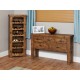 Heyford Rough Sawn Oak Tallboy Wine Rack