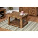 Heyford Rough Sawn Oak Open Coffee Table