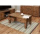 Heyford Rough Sawn Oak Four Drawer Coffee Table