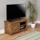 Heyford Rough Sawn Oak One Door Television Cabinet