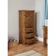 Heyford Rough Sawn Oak Tallboy (6 Drawer)