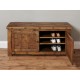 Heyford Rough Sawn Oak Shoe Storage Bench