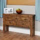 Heyford Rough Sawn Oak Console Table