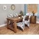 Heyford Rough Sawn Oak Dining Table (4 Seater)