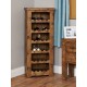 Heyford Rough Sawn Oak Tallboy Wine Rack