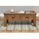 Heyford Rough Sawn Oak Four Drawer Coffee Table
