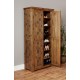 Heyford Rough Sawn Oak Large Shoe Cupboard