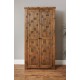 Heyford Rough Sawn Oak Large Shoe Cupboard