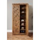 Heyford Rough Sawn Oak Large Shoe Cupboard