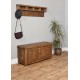 Heyford Rough Sawn Oak Shoe Storage Bench