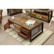 Urban Chic 4 Door 4 Drawers Large Coffee Table