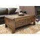 Shiro Walnut Four Drawer Coffee Table