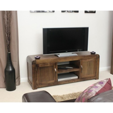 Shiro Walnut Widescreen Television Cabinet