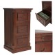 La Roque Three Drawer Filing Cabinet