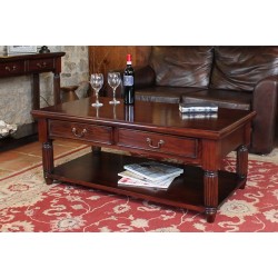 La Roque Coffee Table With Drawers