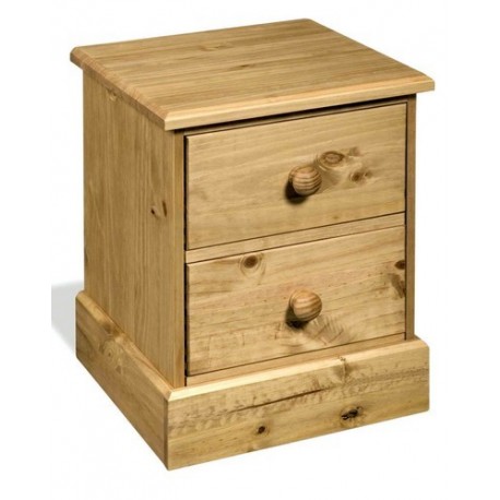 Cotswold 2 Drawer Bedside Cabinet