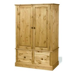 Cotswold 2 Door, 2 Drawer Wide Wardrobe