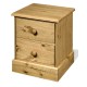 Cotswold Bedroom Set - Wardrobe - Chest - Bedside in Waxed Pine