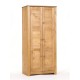 Bedroom Set - Wardrobe - Chest of Drawers - Bedside Cabinet in Waxed Pine