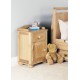 Amelie Oak Bedside Cabinet (one door one drawer)