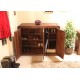 Shiro Walnut Extra Large Shoe Cupboard