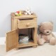 Amelie Oak Bedside Cabinet (one door one drawer)