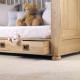 Amelie Oak Cot-Bed with Three Drawers