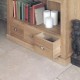 Mobel Oak Large 3 Drawer Bookcase