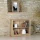 Mobel Oak Low Bookcase