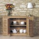 Mobel Oak Six Drawer Sideboard