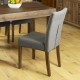 Walnut Upholstered Dining Chair - Slate (Pack Of Two)